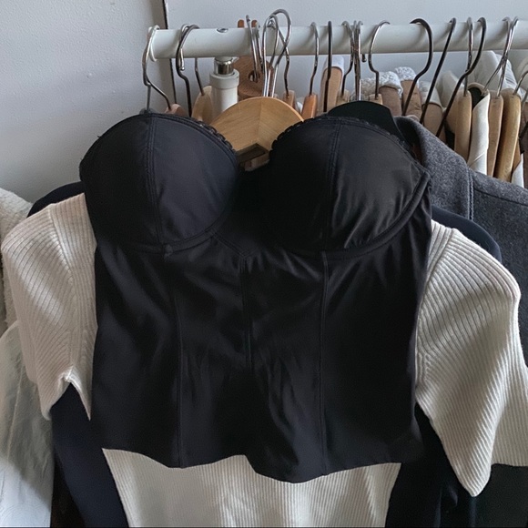 ❌SOLD❌ Vintage Calvin Klein Black Bustier 34C - Picture 5 of 5